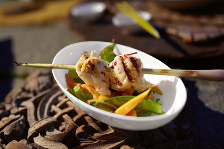 Asia Picknick Villeroy Boch gegrillter Fisch