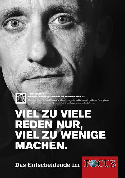Das Entscheidende im FOCUS: neue Marken-Kampagne für das Nachrichtenmagazin.