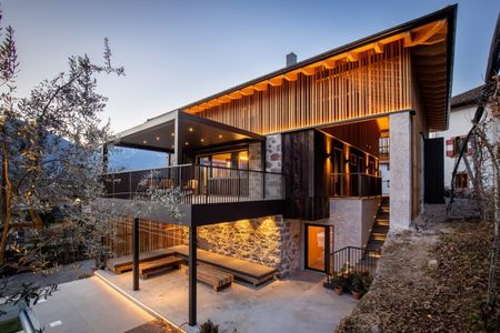 Der modern ausgebaute Stadel vom Innerbachlerhof in Burgstall beherbergt drei mediterran geprägte Ferienwohnungen
