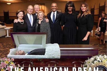 Die GFDK Redaktion bleibe dabei, sollte Trump weiter wirtschaftlichen Erfolg haben, bleibt er noch lange Praesident, und das Bild ein feuchter Traum seiner Gegner