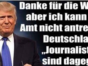 Deutsche Journalisten und Politiker Schmutzkuebel ueber Donald Trump Deutsche Journalisten und Politiker Schmutzkuebel ueber Donald Trump