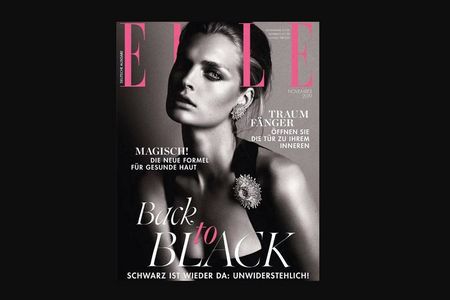 Das Cover der viel kritisierten deutschen Elle Ausgabe, das Cover des Burda-Magazins ziert die blonde Daenin Gertrud Hegelund
