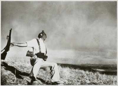 Museum Folkwang RC Fallender Soldat, Spanien 1936