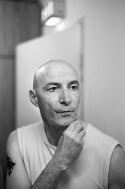 Andreas Grothgar spielt Nazigroesse Klaus Barbie am Schauspielhaus Duesseldorf