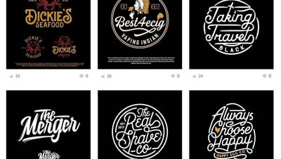 Es menschelt in der Typografie Designtrends 2020. Beispiele von Charlez aus Indonesien