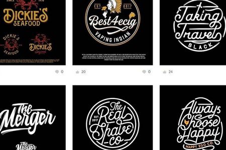 Es menschelt in der Typografie Designtrends 2020. Beispiele von Charlez aus Indonesien