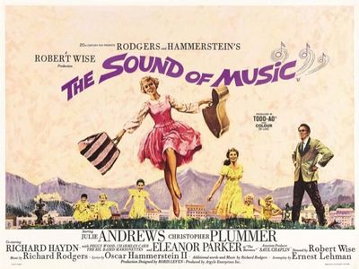 Das Filmplakat von The Sound of Music aus dem Jahr 1965