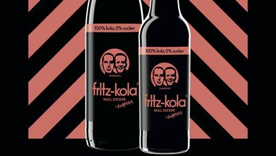 Voll Kola Null Zucker, lautet der Fritz-Kola-Werbespruch