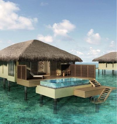 Meer Bungalow auf den Malediven Meer Bungalow auf den Malediven