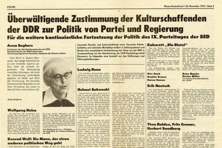 Wo kommen wir hin, wenn B und C Promis aus Berlin, die sich Kulturschaffende nennen, den Ruecktritt eines Ministers fordern