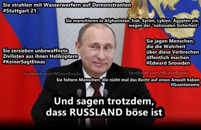 Laut Putin hatte sich in der Ukraine ein militaerischer, verfassungswidriger Staatsstreich ereignet.