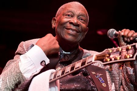 B.B. King spielt sein Programm The Life of Riley auf dem Festival in Bad Woerrishofen