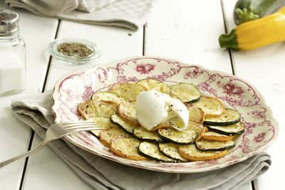 Essen und Trinken Zucchini Carpaccio