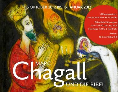 Ausstellung in Münster: Marc Chagall und die Bibel - im Picasso Museum Münster bis zum 13.1.2013