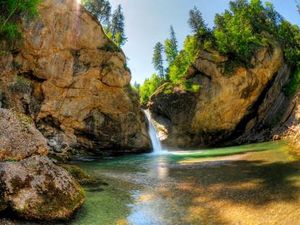 Die Buchenegger Wasserfaelle sind gerade im Sommer beliebtes Ziel der gefuehrten Wanderungen des 5-Sterne-Hotels Allgaeu Sonne in Oberstaufen Die Buchenegger Wasserfaelle sind gerade im Sommer beliebtes Ziel der gefuehrten Wanderungen des 5-Sterne-Hotels Allgaeu Sonne in Oberstaufen