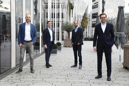 Christoph Lay, Alexander Werhahn, Dmitrij Menchinskiy und Marvin Mueller
