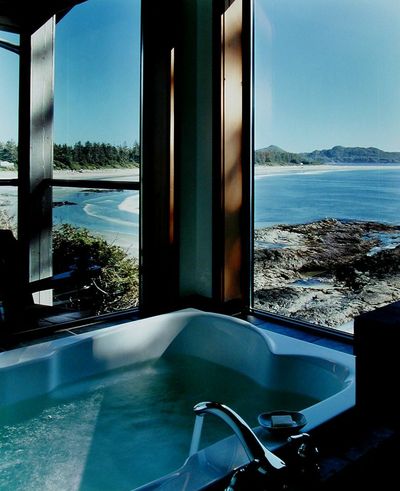 The Wickaninnish Inn Baden mit Aussicht