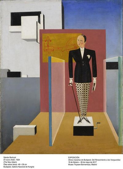 Sandor Bortnyik, El nuevo Adan, 1924, The new Adam