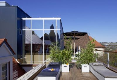 Wellness Dachterasse im Hotel Loesch fuer Freunde