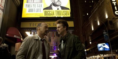 Birdman mit Michael Keaton und Edward Norton