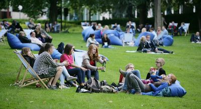 Essener Stadtgarten in Musik getaucht