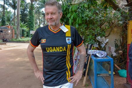 Unser Autor Soenke C Weiss vor wenigen Tagen in Uganda
