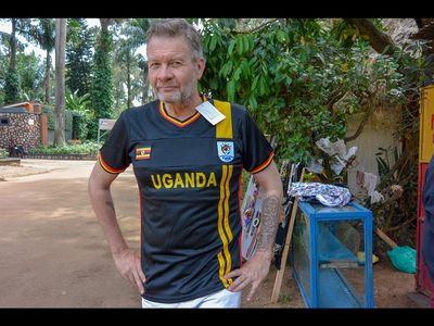 Unser Autor Soenke C Weiss vor wenigen Tagen in Uganda