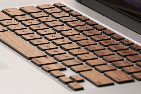 Lazerwood Keyboard aus Holz