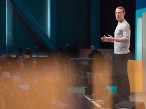 CEO Mark Zuckerberg auf dem Facebook Communities Summit 2019 CEO Mark Zuckerberg auf dem Facebook Communities Summit 2019