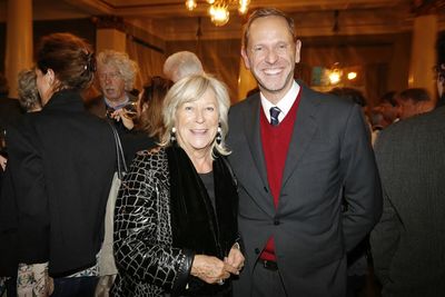 Premierengast Margarethe von Trotta und Concorde Filmverleih Geschaeftsführer Markus Zimmer.