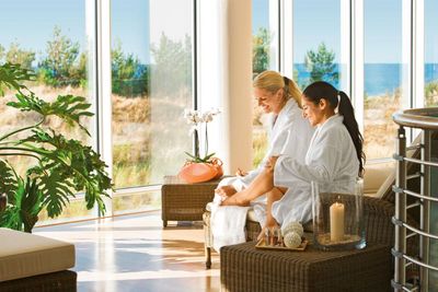 Strandhotel Dünenmeer Freundinnen beim Wellness Strandhotel Dünenmeer Freundinnen beim Wellness