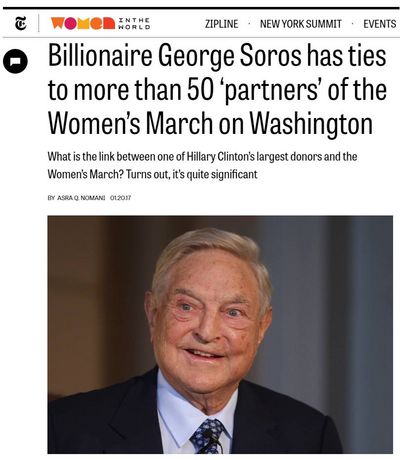 Der US-Strippenzieher und Finanzoligarch Georg Soros erklaert Donald Trump den Krieg