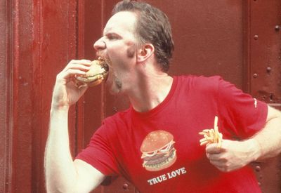 "Super Size Me" - Dokumentarfilm von Morgan Spurlock, der 4 Wochen nur bei McDonals aß