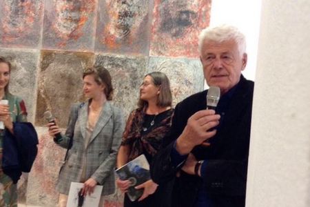 Herwig Nowak besucht Marek Jaromskis Ausstellung in Polen