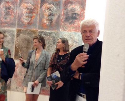Herwig Nowak besucht Marek Jaromskis Ausstellung in Polen