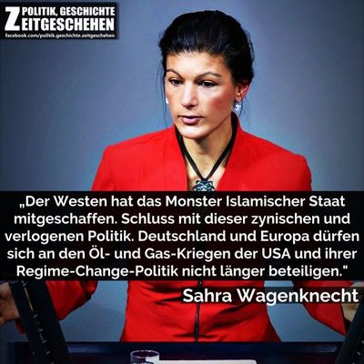 Sahra Wagenknecht nennt den Teufel beim Namen
