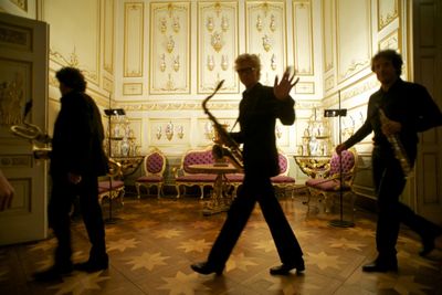 Vorraum Raffaelsaal in der Orangerie Sanssouci