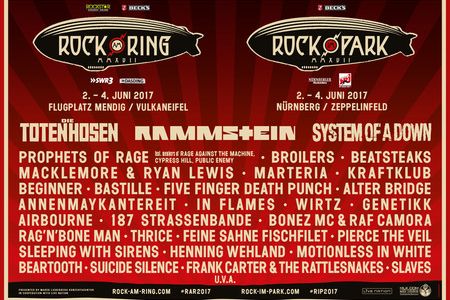 Rammstein am Ring und im Park 2017