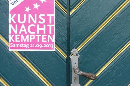Zu einem naechtlichen Kulturspektakel laedt die Allgaeu-Metropole mit der 2. KunstNachtKempten ein
