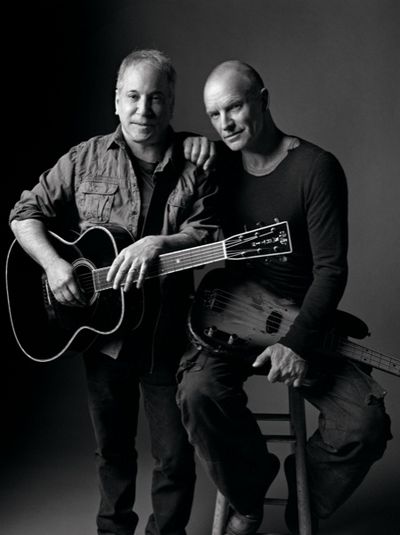Sting und Paul Simon geben Konzerte in Deutschland