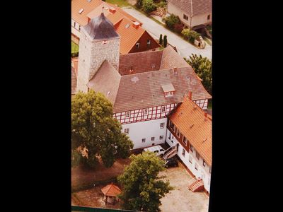 Luftaufnahme der Burg