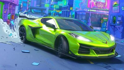 Wer dieses NFT ersteigert, bekommt die Original-Corvette gratis dazu