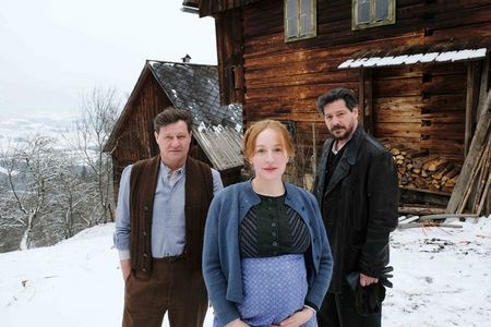 Harald Windisch, Brigitte Hobmeier und Fritz Karl  spielen in EIN DORF WEHRT SICH