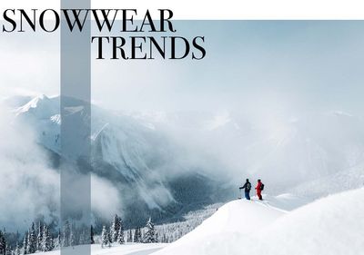 Der Winter kann kommen. Die Mode-Labels BURTON, O’NEILL, PROTEST und PEAK PERFORMANCE sind gut fuer ihre Kunden vorbereitet