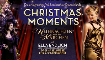 Weihnachtsshow: Jubiläumstournee mit Ella Endlich - Deutschlands beliebteste Weihnachtsshow "Christmas Moments" feiert glamourös