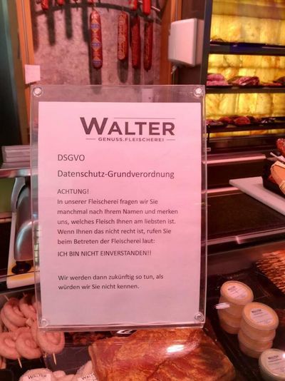 Die DSGVO kann auch Spaß machen, das glaubt die GFDK Redaktion auch, nachdem wir folgendes gefunden haben