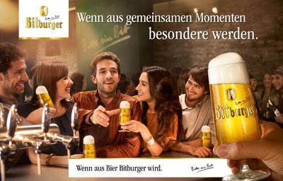 Die Marke Bitburger ist das Flaggschiff der Bitburger Braugruppe.