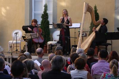 Impressionen des gibt Konzert beim Niederrhein Musikfestivals