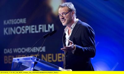 Schauspieler Sebastian Koch bei der Laudatio für Benedict Neuenfels