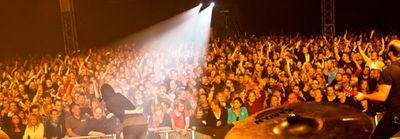 Zeltfestival Ruhr Konzertpublikum bei den Guano Apes